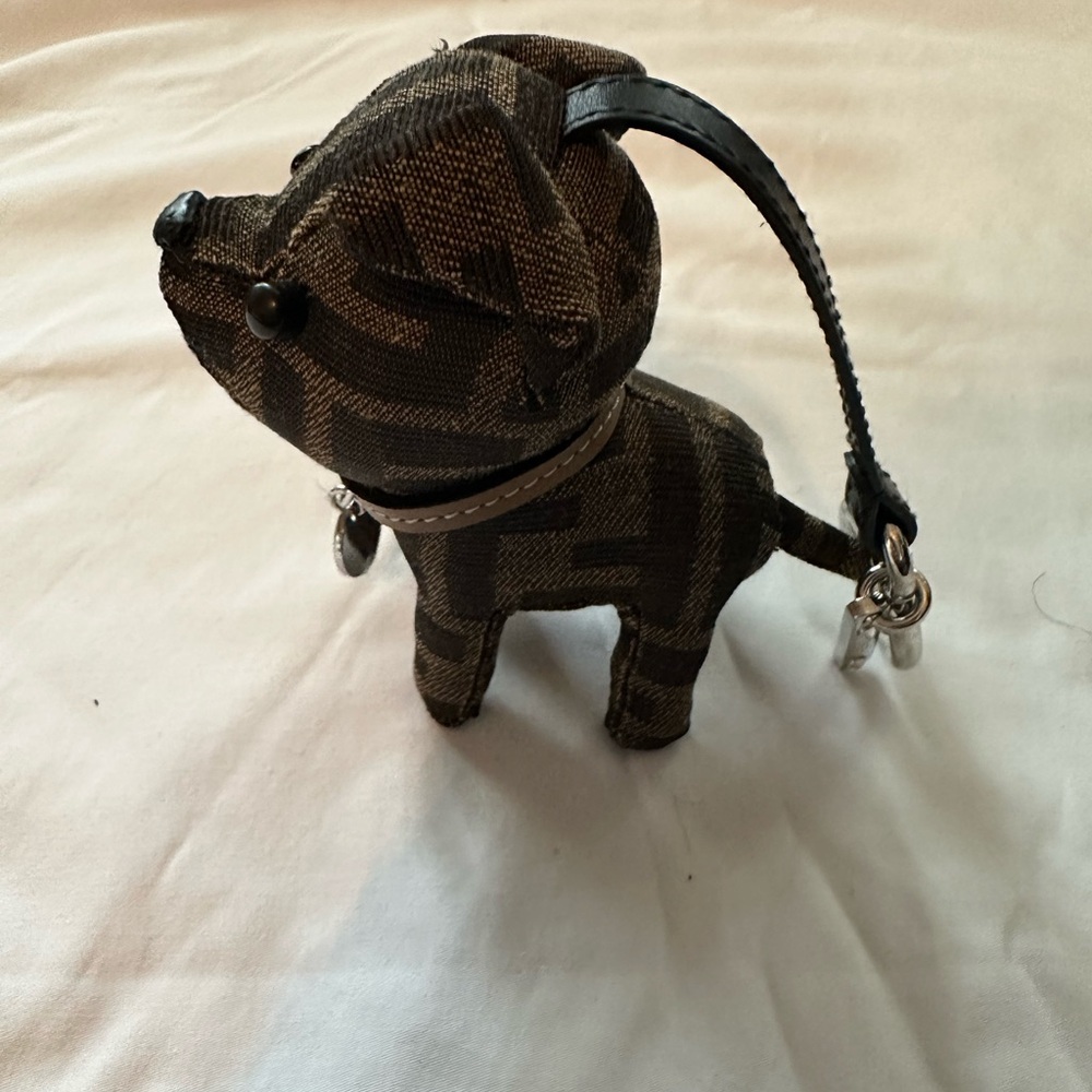 Fendi Brown and Black Dog Charm
Not for sale